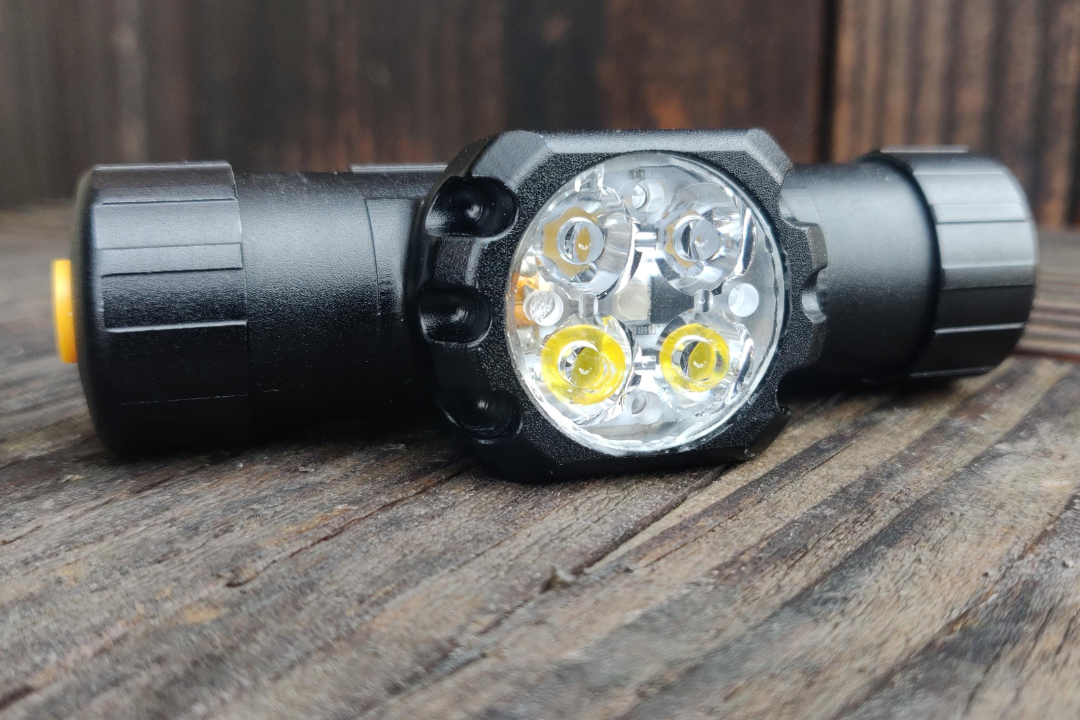 Piom3 Lampe frontale puissante de trail à led, forte autonomie et légère